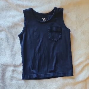 Carter's Dark Blue Kids Tank Top with Pocket